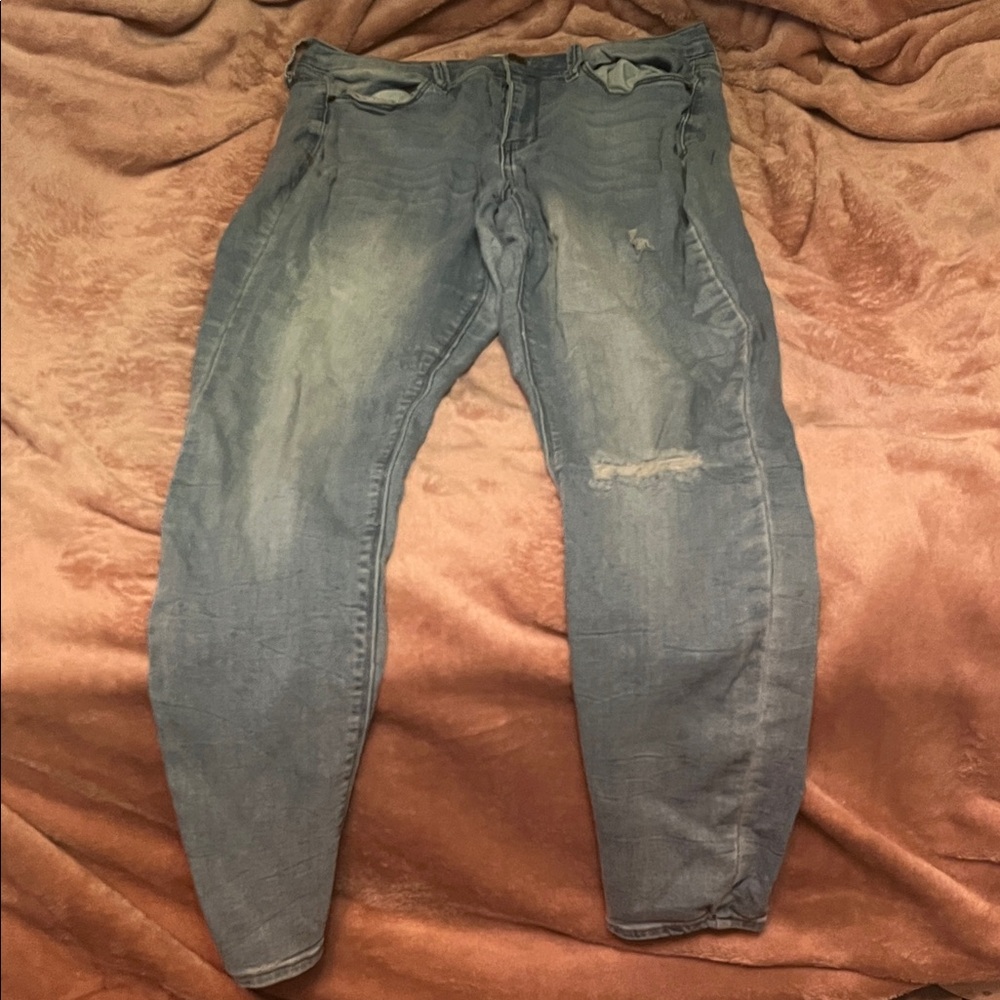 Mudd Relaxed Fit Women's Jeans in Light Blue